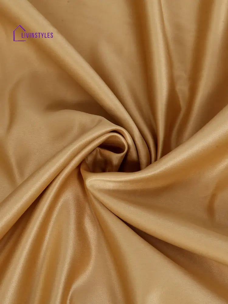 Eyda Mustard Color Premium Semi Blackout Window Curtain- 1 Pc