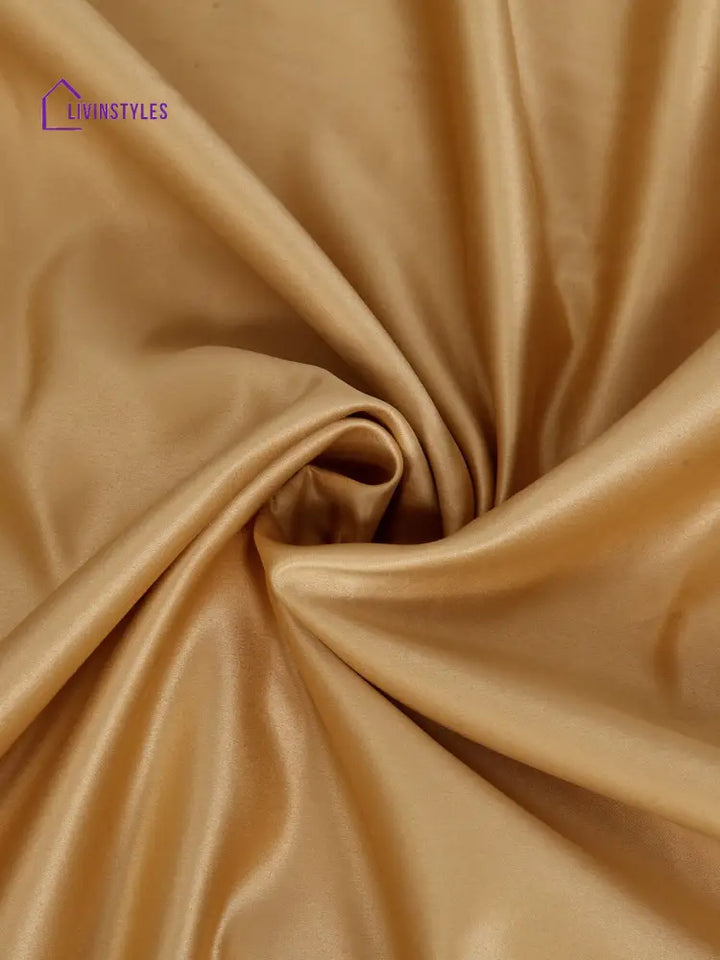 Eyda Mustard Color Premium Semi Blackout Window Curtain- 1 Pc
