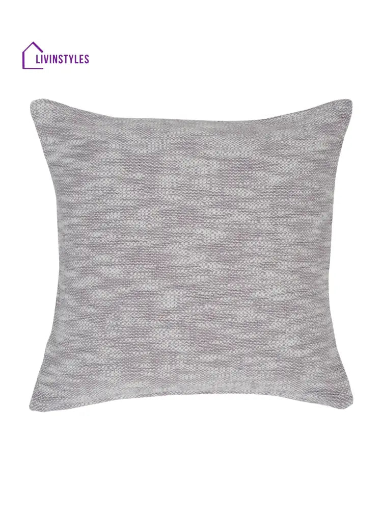 Eyda Natural Cotton Textured Cushion Cover Set Of 2