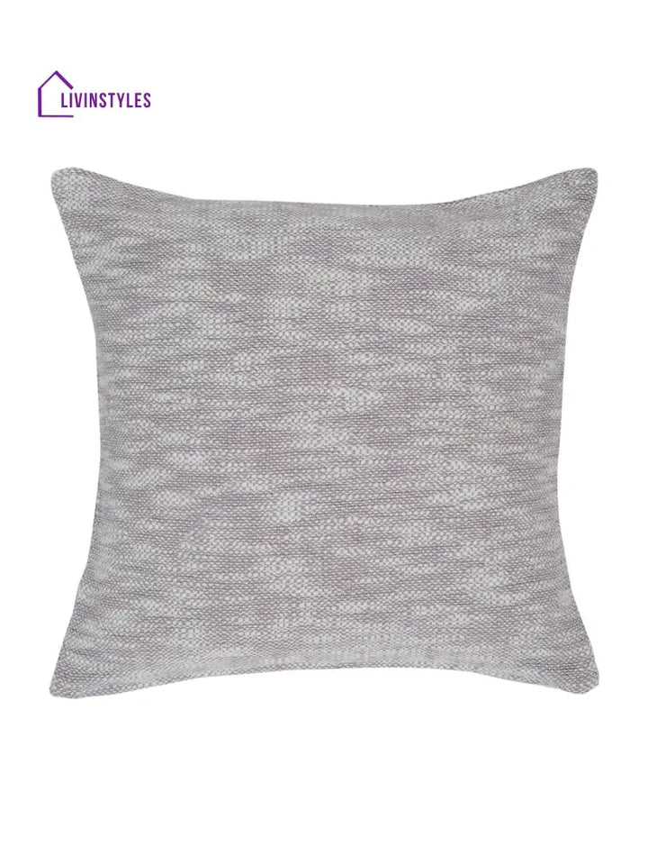 Eyda Natural Cotton Textured Cushion Cover Set Of 2