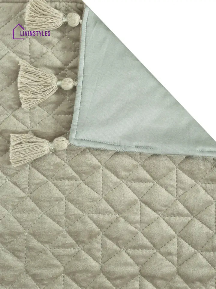 Eyda Off White Color Quilted Table Runner