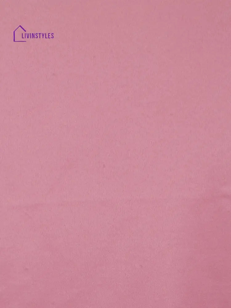Eyda Pink Color Premium Semi Blackout Window Curtain- 1 Pc
