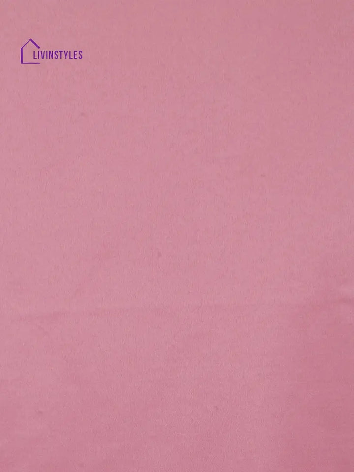 Eyda Pink Color Premium Semi Blackout Window Curtain- 1 Pc