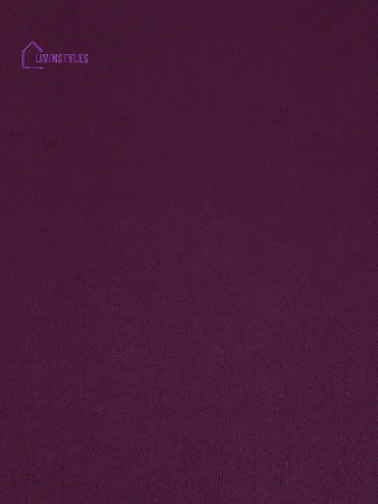 Eyda Purple Color Premium Semi Blackout Window Curtain- 1 Pc