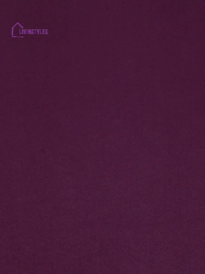 Eyda Purple Color Premium Semi Blackout Window Curtain- 1 Pc