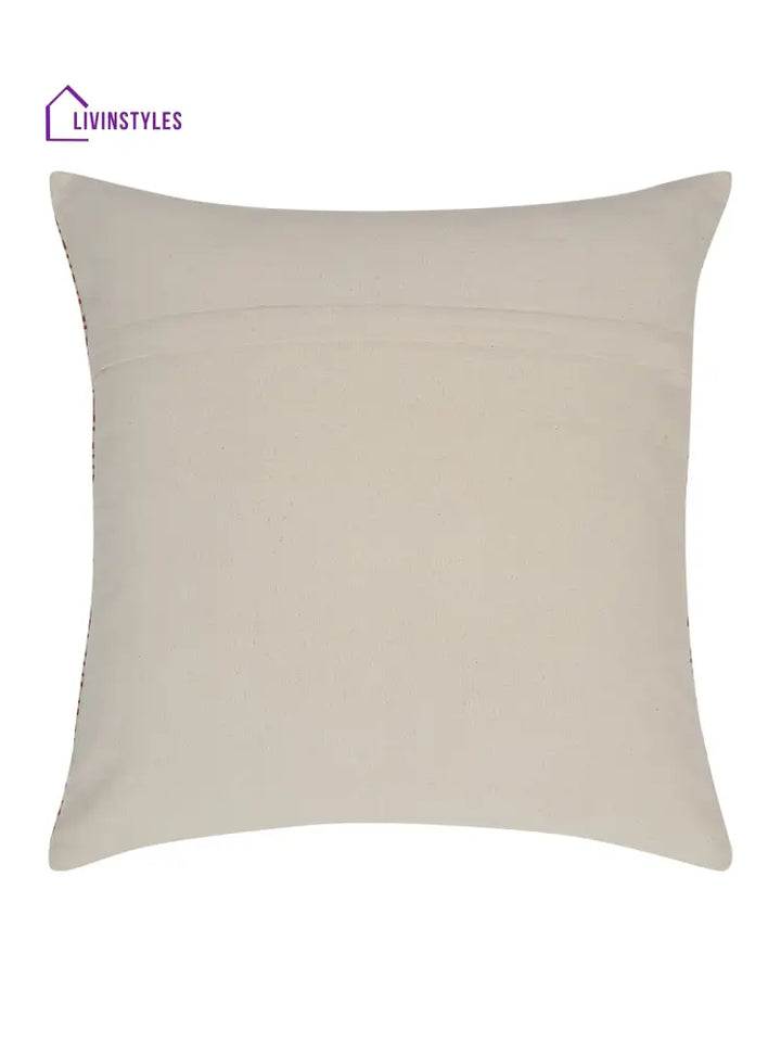 Eyda Rust Cotton Hand Block Cushion Cover Set Of 2