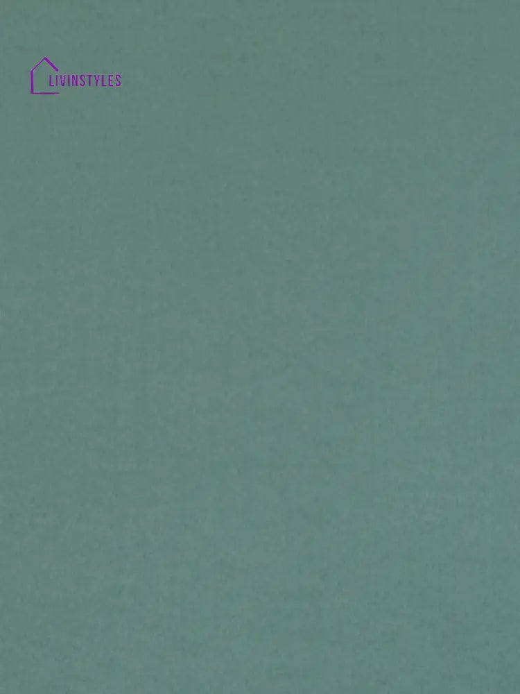 Eyda Sea Green Color Premium Semi Blackout Window Curtain- 1 Pc