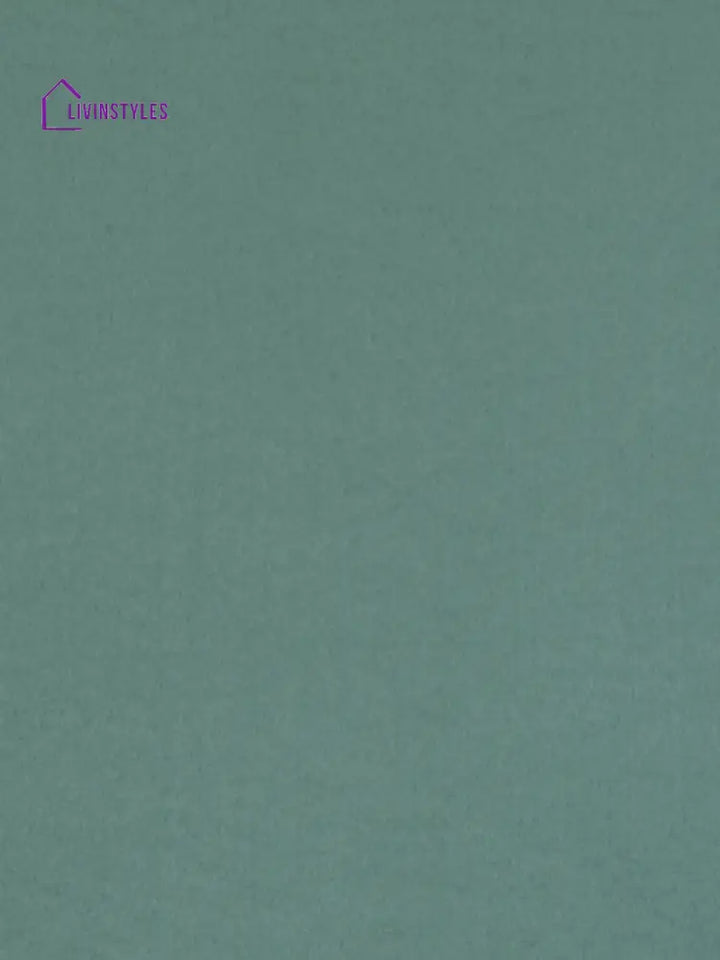 Eyda Sea Green Color Premium Semi Blackout Window Curtain- 1 Pc