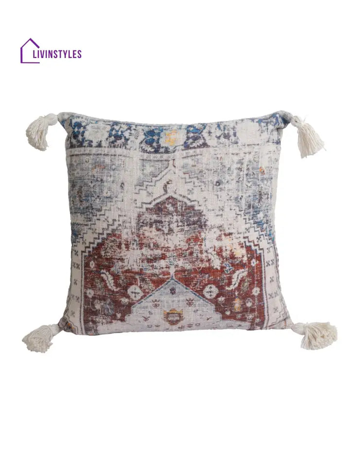 Eyda Set Of 2 Cotton Multi Colored Cushion Cover 20X20 Inch