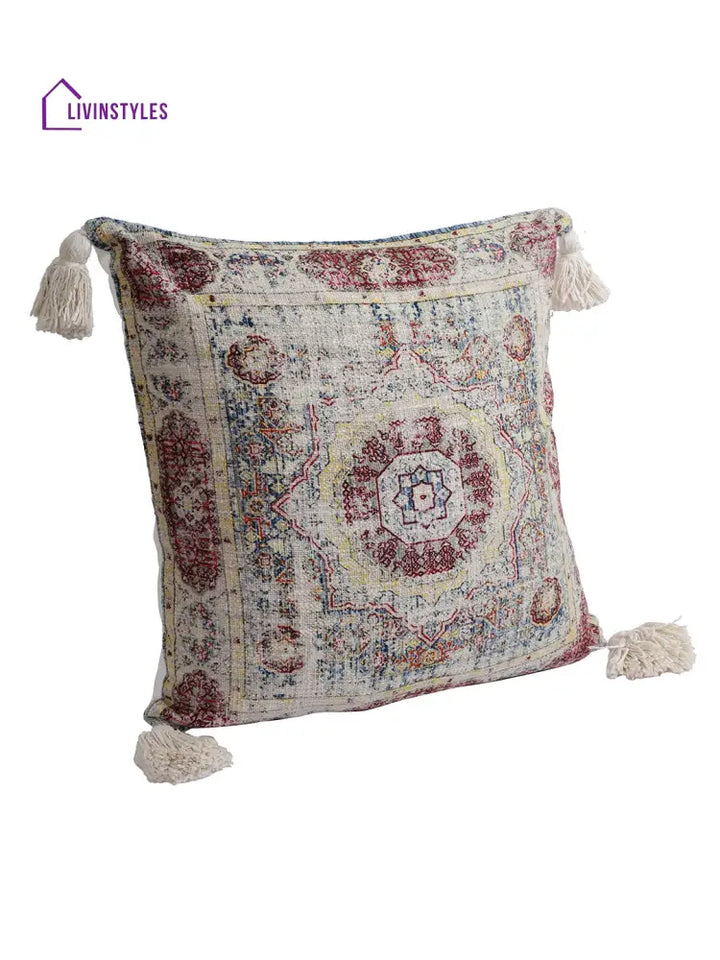 Eyda Set Of 2 Cotton Multi Colored Cushion Cover 20X20 Inch