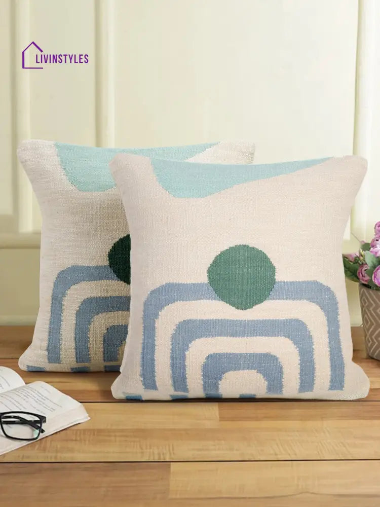 Eyda Set Of 2 Cotton Multi Cushion Cover 18X18 Inch
