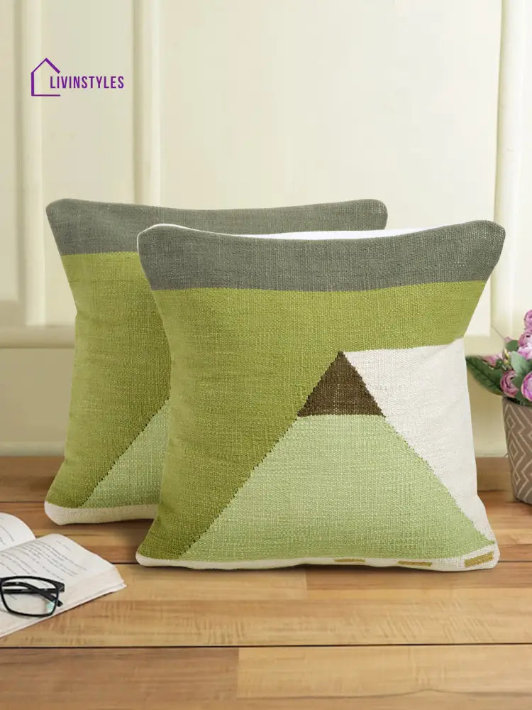 Eyda Set Of 2 Cotton Multi Cushion Cover 18X18 Inch