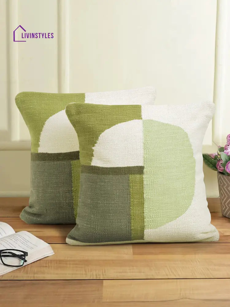 Eyda Set Of 2 Cotton Multi Cushion Cover 18X18 Inch