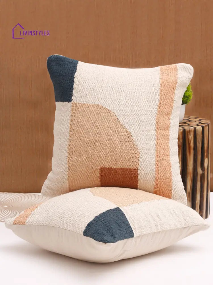 Eyda Set Of 2 Cotton Multi Cushion Cover 18X18 Inch