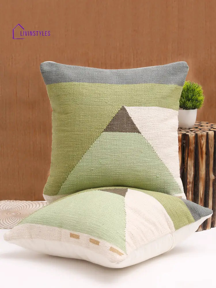 Eyda Set Of 2 Cotton Multi Cushion Cover 18X18 Inch