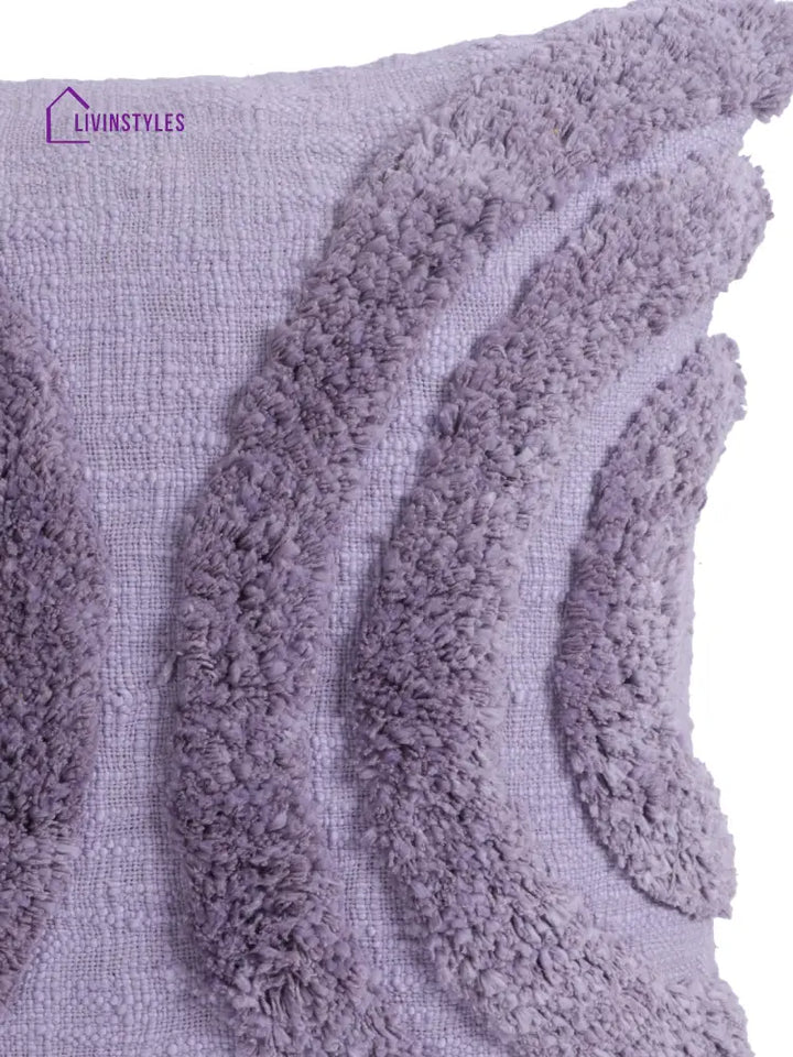 Eyda Set Of 2 Cotton Purple Cushion Cover 18X18 Inch