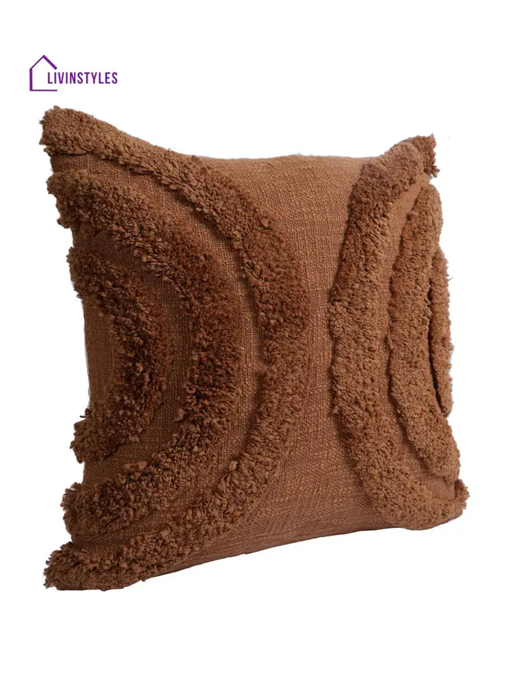 Eyda Set Of 2 Cotton Rust Cushion Cover 18X18 Inch