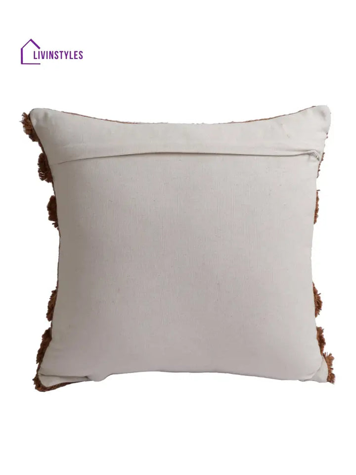 Eyda Set Of 2 Cotton Rust Cushion Cover 18X18 Inch