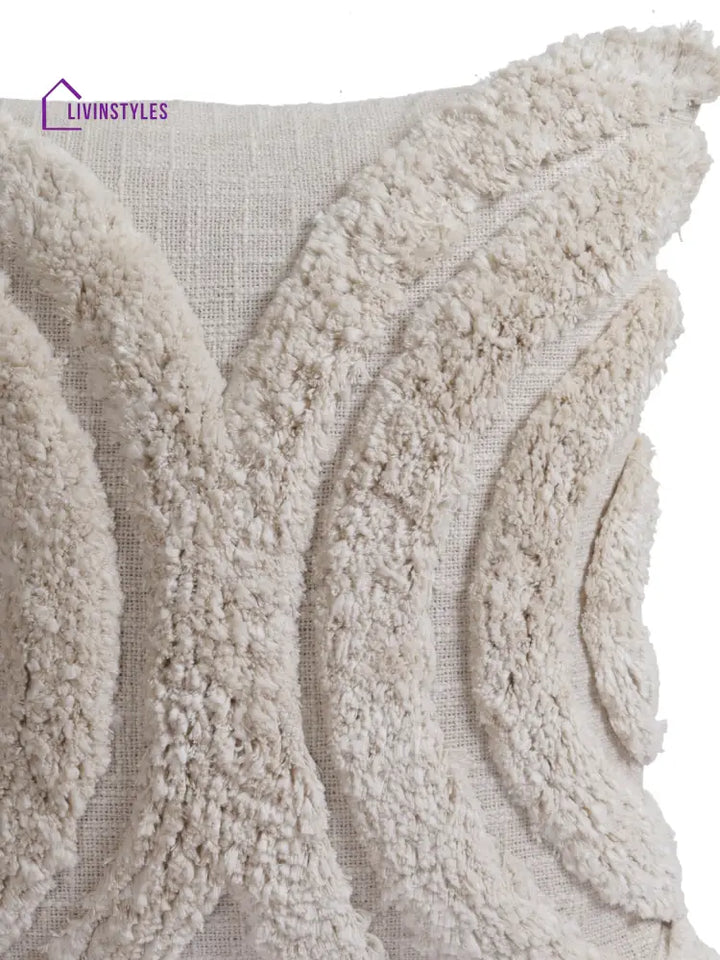 Eyda Set Of 2 Cotton White Cushion Cover 18X18 Inch