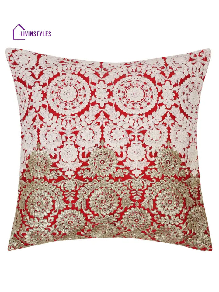 Eyda Set Of 2 Embroidered Cushion Covers