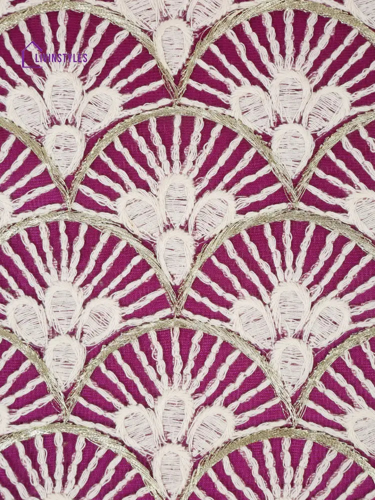Eyda Set Of 2 Embroidered Cushion Covers