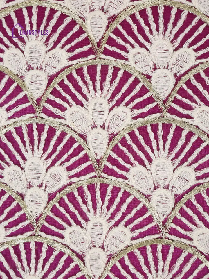 Eyda Set Of 2 Embroidered Cushion Covers