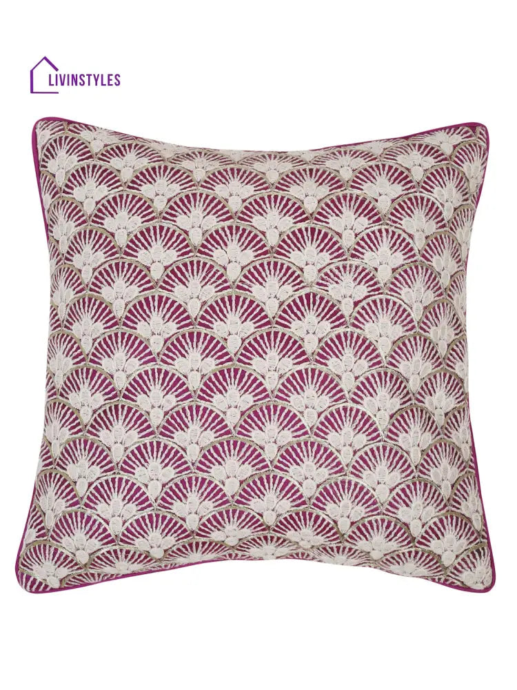 Eyda Set Of 2 Embroidered Cushion Covers