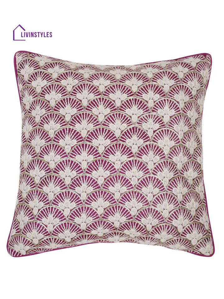 Eyda Set Of 2 Embroidered Cushion Covers