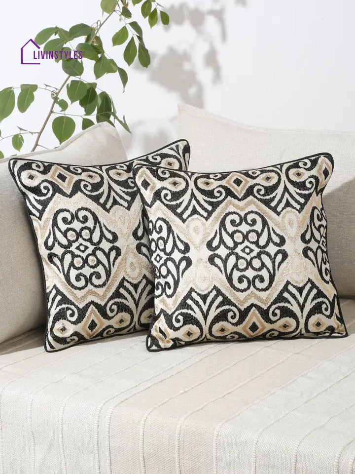 Eyda Set Of 2 Ethnic Motif Cushion Covers