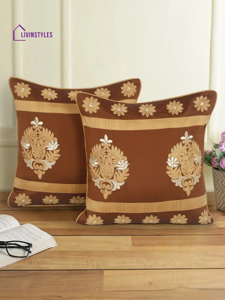 Eyda Set Of 2 Ethnic Motif Cushion Covers
