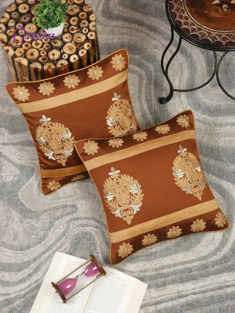 Eyda Set Of 2 Ethnic Motif Cushion Covers
