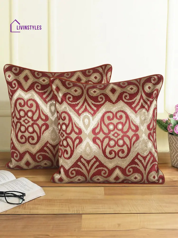 Eyda Set Of 2 Ethnic Motif Cushion Covers