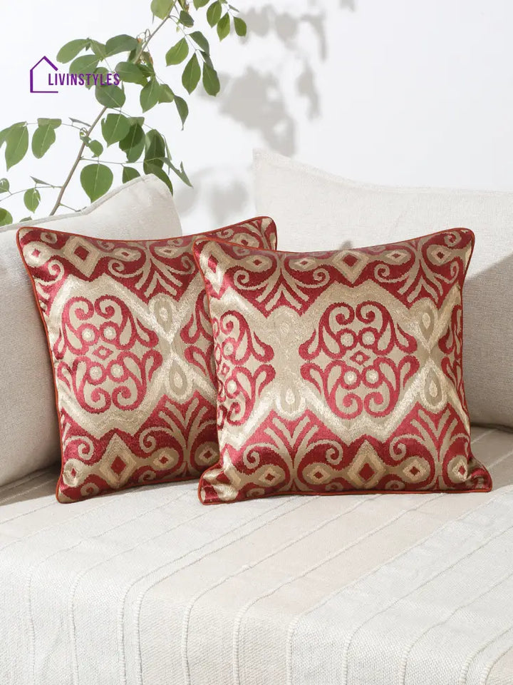 Eyda Set Of 2 Ethnic Motif Cushion Covers