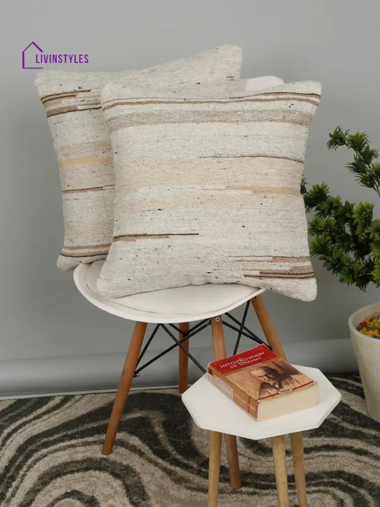 Eyda Wool Hand Woven Cushion Cowor Set Of 2