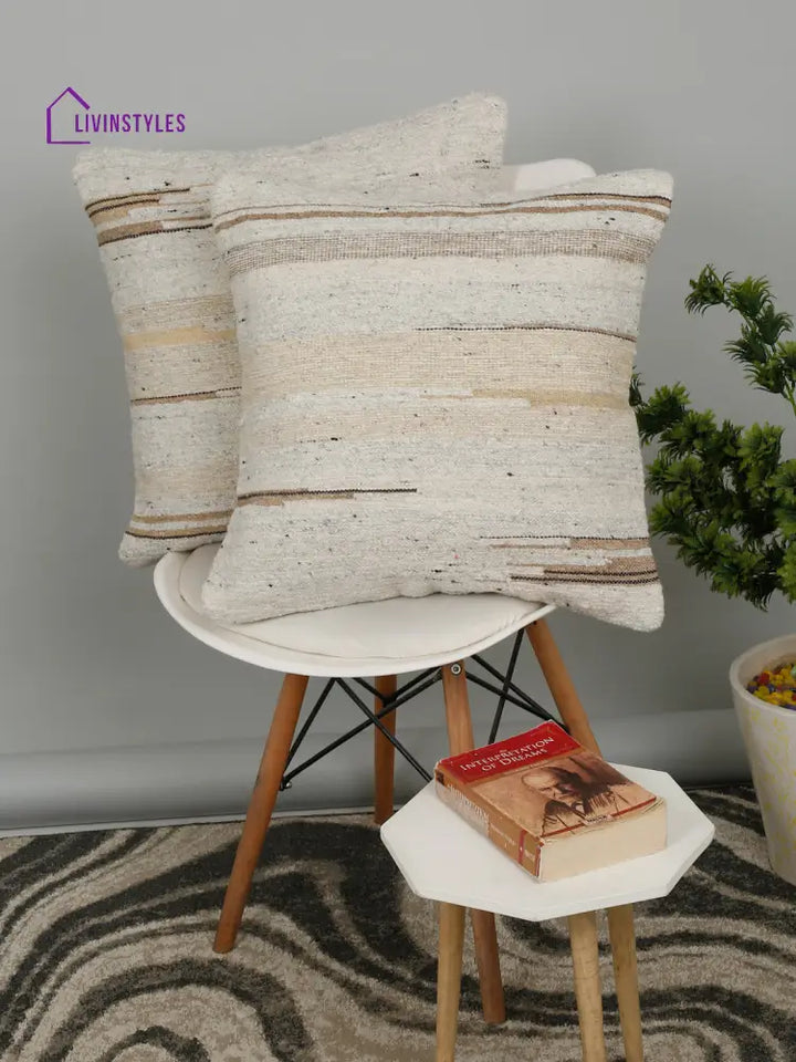 Eyda Wool Hand Woven Cushion Cowor Set Of 2