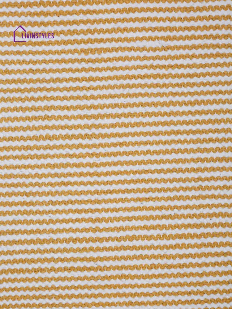 Eyda Yellow Color Cotton Table Runner