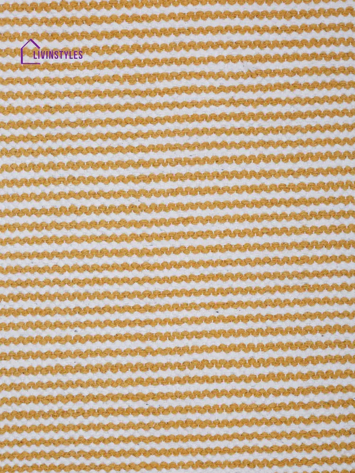 Eyda Yellow Color Cotton Table Runner