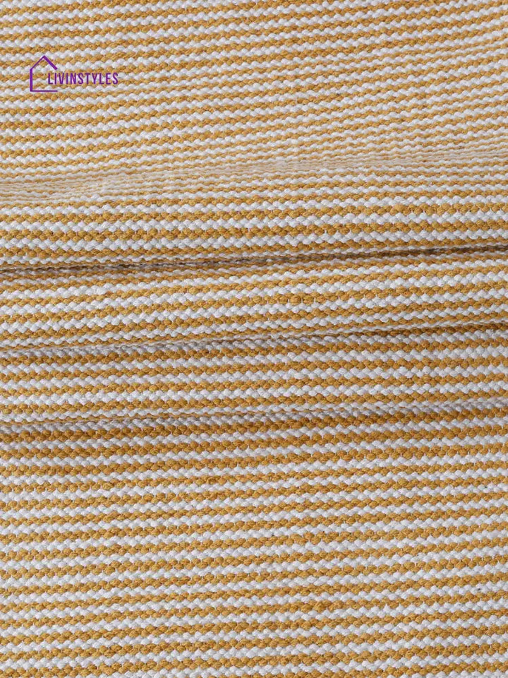 Eyda Yellow Color Cotton Table Runner