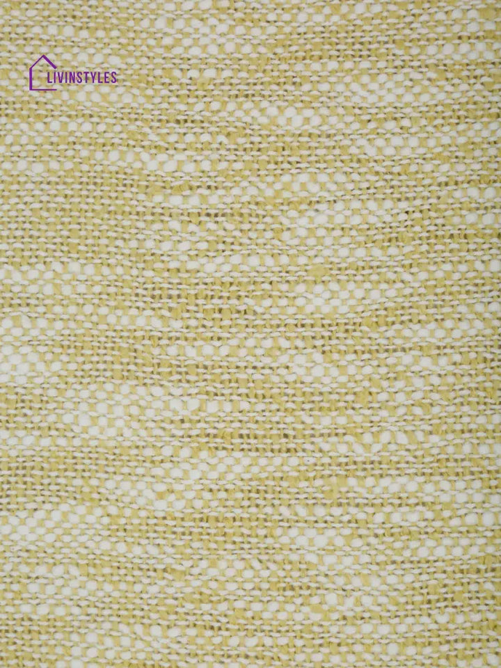 Eyda Yellow Cotton Solid Cushion Cover Set Of 2