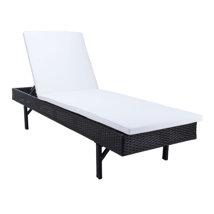 Cupid Outdoor Swimming Poolside Lounger (Black)