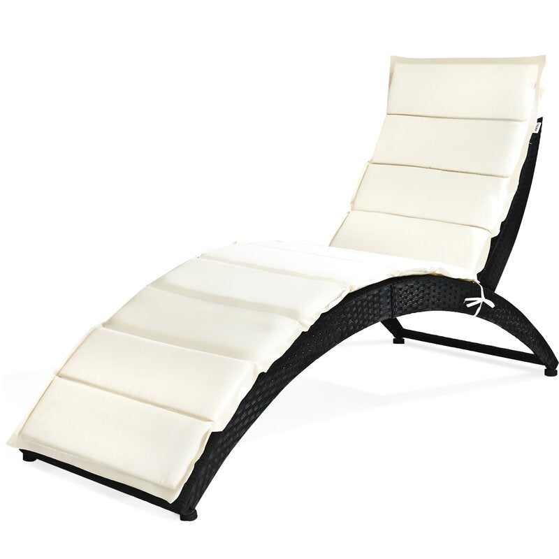 Grace Outdoor Swimming Poolside Lounger (Brown)