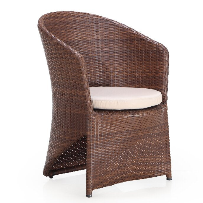 Candreva Outdoor Patio Dining Set 10 Chairs and 1 Table (Brown)