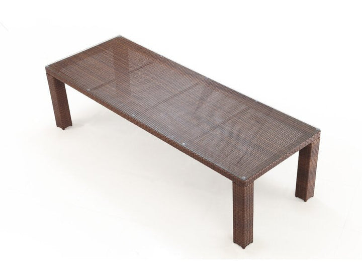 Candreva Outdoor Patio Dining Set 10 Chairs and 1 Table (Brown)