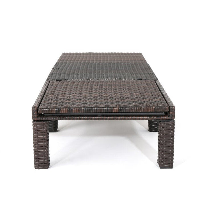 Bliss Outdoor Swimming Poolside Lounger (Brown)