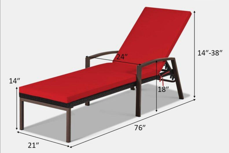 Faro Outdoor Swimming Poolside Lounger Set of 2 (Black)