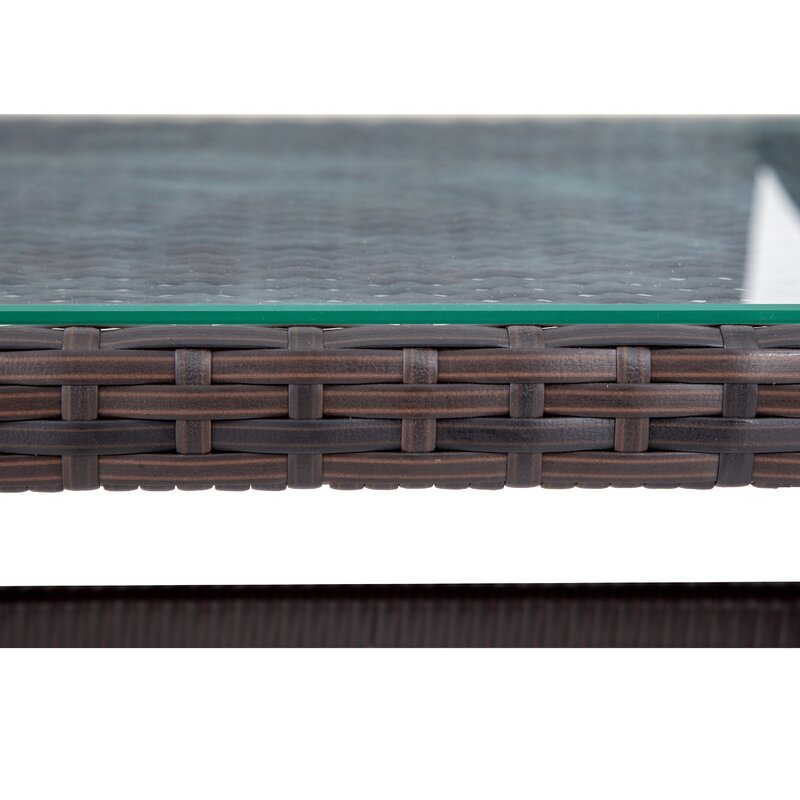 Trevisan Outdoor Sofa Set 2 Seater , 2 Single seater and 1 Center Table (Brown + White)