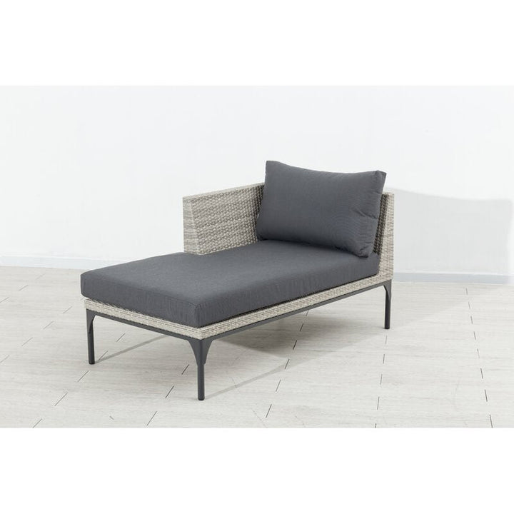 Flax Outdoor Swimming Poolside Lounger Set of 2  (Seashell)