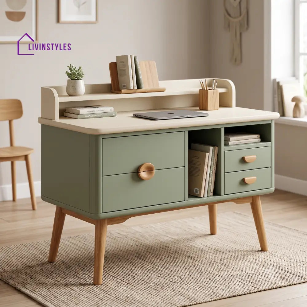 Ezhil Mango Wood Kids Study Table | Study Table for Kids