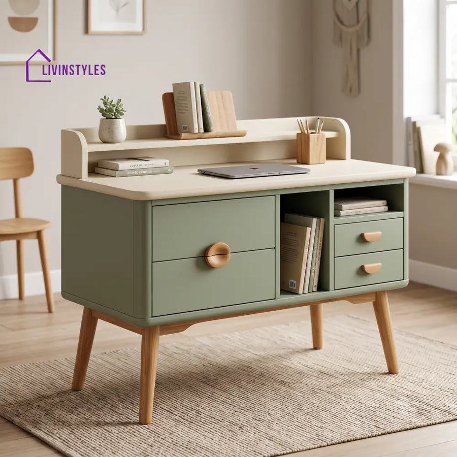 Ezhil Mango Wood Kids Study Table | Study Table for Kids