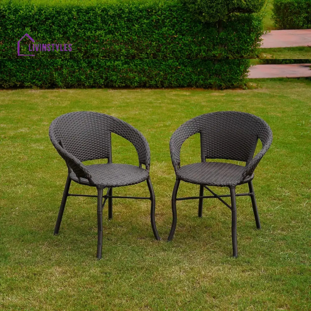 Falak 5-Piece Outdoor Rattan Wicker Patio Bistro Set Patio Set